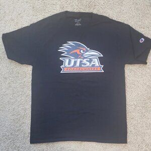 UTSA Roadrunners - Champion Brand t shirt - Navy - Size Medium